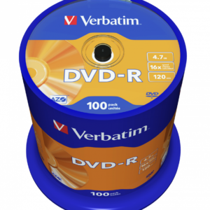 DVD-R Plata mate - Paquete de 100