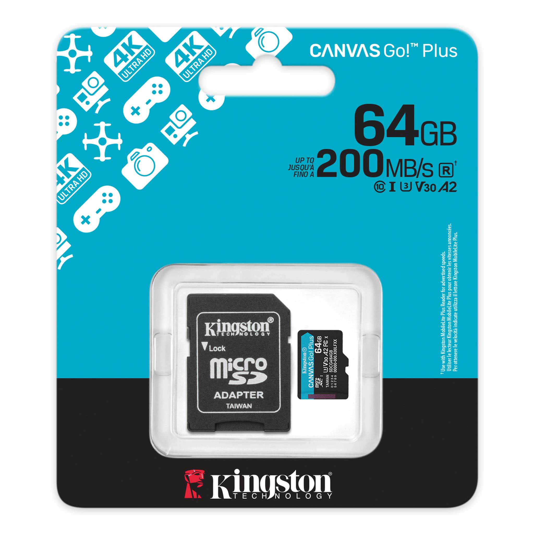 Tarjeta de memoria microSD Canvas Go! Plus - Para juegos para móviles, drones, cámaras deportivas y dispositivos Android™ - Imagen 3