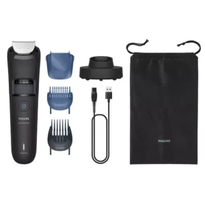 Beard Trimmer 5000 Series Perfilado de la barba con un colector de pelo